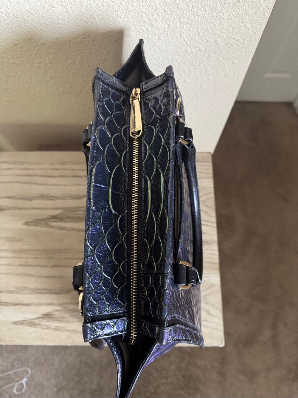 Brahmin Priscilla satchel Ultraviolet Venusian - Picture 6 of 10